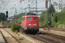 140 537-2 als Tfzf am 30.07.2010, M�nchen Heimeranplatz.