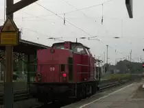 PBSV 19 durchfuhr am 28.7.10 Solo Leipzig-Leutzsch in Richtung Gro�korbetha.