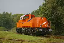Northrail 261 301-6 (Voith Gravita 10 BB  92 80 1261 301-6 D-VTLT] )in den Farben von Northrail auf dem Weg zum  northrail technical service GmbH & Co. KG  St�tzpunkt in Kiel-S�d.