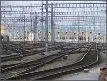 Eine Seltenheit in Z�rich HB, kein Zug weit und breit. (30.07.2010)