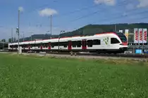 RABe 521 012-5 f�hrt am  7.8.10 von Itingen Richtung Sissach.