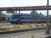 Im Bahnhof Hafa Mizrah wartet ein Wendezug der neuen Viaggio-Light-Reihe von Siemens auf den n�chsten Einsatz am 12.08.10.