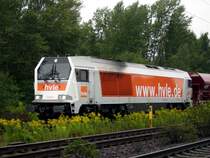 V 490.2 der hvle an der Einfahrt Leipzig-Wahren am 26.08.2010