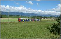 Zwei Bem 550 auf dem Weg nach Bellegarde kurz nach Satigny.
31. August 2010