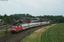 120 145-8 mit dem IC 1922 (K�ln Hbf-Berlin S�dkreuz) bei Lengerich 13.8.10