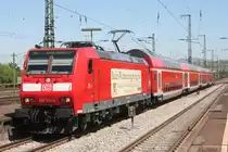 146 114 am 07.05.09 in Weil am Rhein mit RB nach Basel Bad. Bf. 
