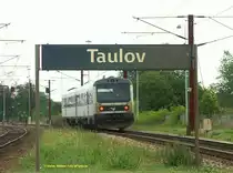 Hier fehlt nur noch die Angabe: Es ist in D�nemark am 20.08.2010. Der Rest ist auf dem Bild ablesbar. Variation am Ende des Rasen-Bahnsteigs.