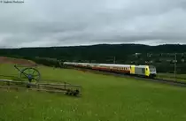 223 012-6 mit dem TEE 5464 (Schaffhausen PB-Cheb(Eger)) bei M�hringen 15.8.10