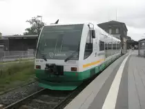 Hier VT44 als VBG83227 von Hof Hbf. nach Falkenstein, dieser Triebzug stand am 18.8.2010 in Hof Hbf.