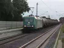 145 CL 004 der Rail4Chem durchf�hrt en Bahnhof K�nigslutter in Richtung Magdeburg.