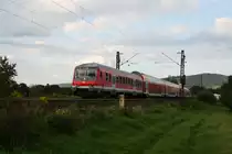 Diese Interessante Garnitur war am 3.9.2010 auf der Main Neckar Bahn bei Weinheim unterwegs. 