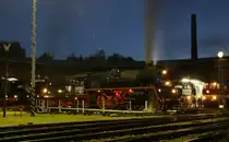 Am 21.08.2010 fand traditionell zum Auftakt des Chemnitzer Heizhausfest im S�chsischen Eisenbahnmuseum eine Nacht-Fotoveranstaltung statt. 35 1097 steht in der blauen Stunde auf der Drehscheibe vor dem Haus 1.
