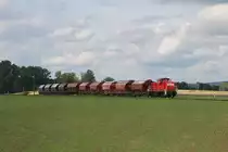 294 650 mit der �bergabe von Hirschau nach Amberg am 03.09.2010 kurz vor Amberg.