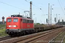 140 013-4 (DB Cargo) f�hrt am 12. August 2010 um 11:39 Uhr mit einem G�terzug durch Duisburg Bissingheim