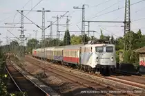139 177-0 (Lokomotion) f�hrt am 5. September 2010 um 17:37 Uhr mit dem DPE 10088 durch Duisburg Gro�enbaum