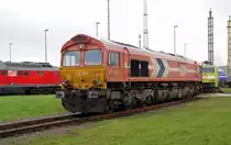 DE 668 der HGK wurde am 04.09.10 in der Leunaer Lokschau pr�sentiert.
