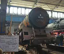 01 150 eines der Brandopfer vom N�rnberger Museum nimmt langsam wieder Gestalt an. Hier beim Tag der offenen T�r im Betriebswerk Meinigen am 04.09.2010!