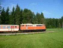 br 2043 mit Sonderzug auf den Weg nach Aigen Schlägl