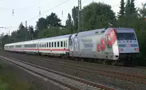 101 144 schiebt ihrem IC am 5.9.10 durch D�sseldorf-Angermund