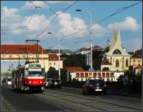 Auf der Palackého most über die Moldau. 

10.08.2010 (J)