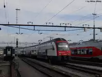 RABe 514 035-5 am 5.9.2010 in Rapperswil, wo er rangierm�ssig f�r die S15 bereitgestellt wird. In Rapperswil werden jeweils die Z�ge der S15 �ber das Abstellfeld abgekreutzt.