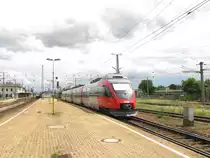 4024-128-3 als S-20233 nach Wien Westbahnhof (Linie S50) in Wien-H�tteldorf am 7.06.2009