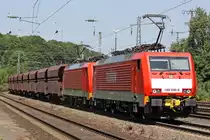 189 046-6 und 189 045-8 mit einen Erzzug in K�ln West am 04,06,10