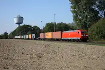 185 343-1 auf dem Weg nach Viersen. D�lken 26.09.10.