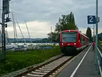 Tag 3: Die vielen kleinen Boote auf dem Bodensee veranlassten mich dazu, den Regioshuttle beim Aufenthalt in Ludwigshafen mal kurz zu verlassen, um dieses Bild zu knipsen.