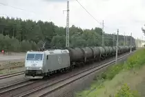 ITL 185 548 mit Kesselwagenzug am 01.09.2010 in Eberswalde