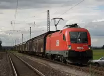 �BB 1016 003 -4 am 09.09.2010 in Mangolding.Das foto wurde bei ge�ffnetem Bahn�bergang gemacht.