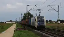  Am 09.09.2010 in Mangolding war 1216 950 Wiener Lokalbahn mit G�terzug.