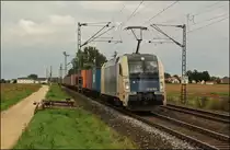 Die einzige 1216 im Unternehmen Wienerlokalbahnen Cargo GmbH ist 1216 950. Sie zog am 09.09.2010 an uns in Mangolding vorbei. 