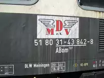 Hier muss noch einiges gemacht werden. DLW Meiningen 5.9.10