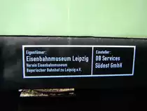 Habe mal die Herkunft einiger Wohn- und Begleitwagen fotografiert. DLW Meiningen 5.9.10