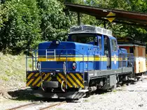 MOB - Diesellok Gm 4/4 2004 abgestellt Chateau D`Oex am 05.09.2010