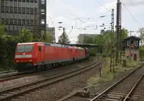 185 155-9 und eine weitere 185 am 05.05.10 in D�sseldorf-Rath.