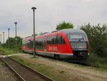 DB 642 068 (642 068-0 D-DB) als RB 16450 von Erfurt Hbf nach Nordhausen, im Bf K�hnhausen; 03.09.2010