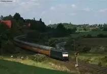 189 936-8 mit einem PCT Zug gen S�den bei Elze 19.8.10