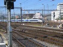 Der TGV 118 fuhr am 9.10.05 Richtung Abstellanlage Z�rich Herdern.