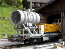 RhB - Dienstwagen Xk 91602 abgestellt in Berg�n am 14.09.2010