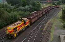 EH 603 am 31.07.10 in Duisburg in der N�he der Kokerei Schwelgern. Das Foto wurde von der Stra�enbr�cke, die �ber das Gel�nde f�hrt, erstellt worden.