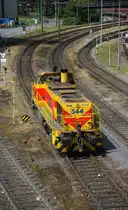 EH 544 am 31.07.10 in Duisburg in der N�he der Kokerei Schwelgern. Das Foto wurde von der Stra�enbr�cke, die �ber das Gel�nde f�hrt, erstellt worden.