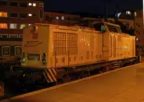 203 302-5 der DB Netz auf dem Stumpfgleis in K�ln Hbf. am 26.09.2010