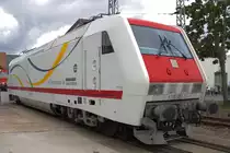 128 001 zum Tag der offenen T�r bei Bombardier in Hennigsdorf am 18.09.2010