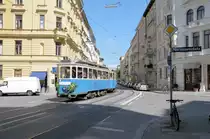 D-Wagen (Bj 1911/Umbau 1955) am 11.09.10 in der Thirschstra�e