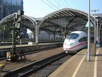 ICE3 auf dem Weg auf die Neubaustrecke NBS K�ln-Frankfurt und dann nach M�nchen.