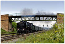 919.138 mit ihrem R 14172 am 19.9.2010 bei der Ausfahrt aus Marchegg.

Die 1949 von Cegielski in Polen unter der Fabriksnummer 1340 gebaute Pt 47-138 und nun als 919.138 im Besitz der Firma Brenner&Brenner Dampflokomotiven Betriebsgesellschaft m.b.H., ist seit ihrem Schaden, welchen sie am 5.4.2009 bei einer Sondefahrt erlitten hat, seit Mitte September 2010 wieder f�r Sonderz�ge einsatzbereit.