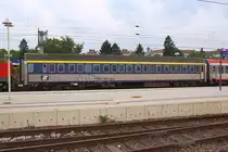 Schlafwagen A-CWL 61 81 70-70 001-6 am 13.August 2010 im Bf. Wien Meidling.