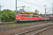 151 160-9, und 151 xxx, mit lerren Errzbomber in Lehrte am 25.09.10.